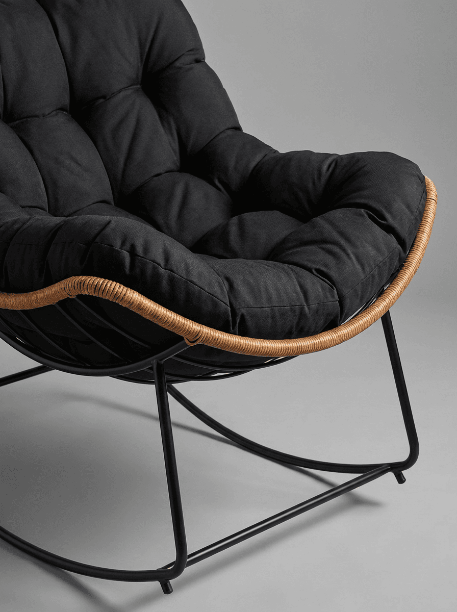 RockNest™ Modern Papasan Lounge Chair