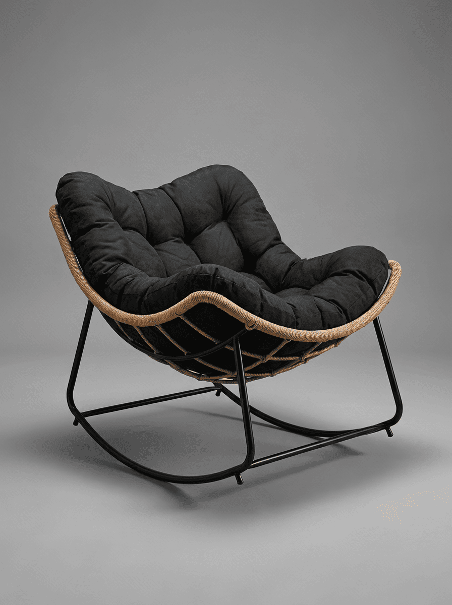 RockNest™ Modern Papasan Lounge Chair